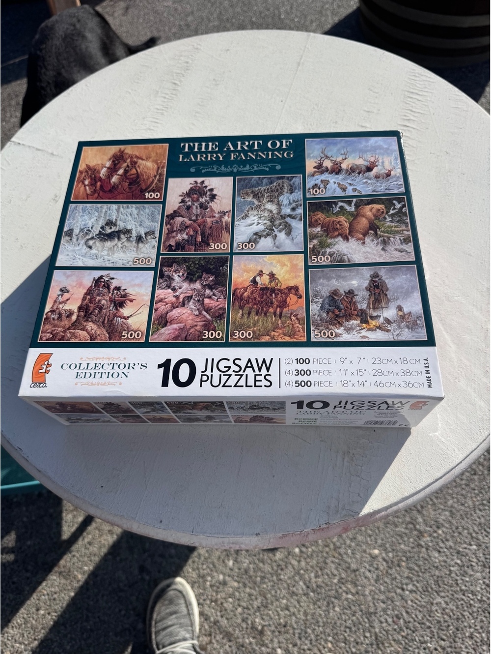 Ceaco The Art of Larry Fanning 10 Jigsaw Puzzles Collector’s Edition Sealed 2010